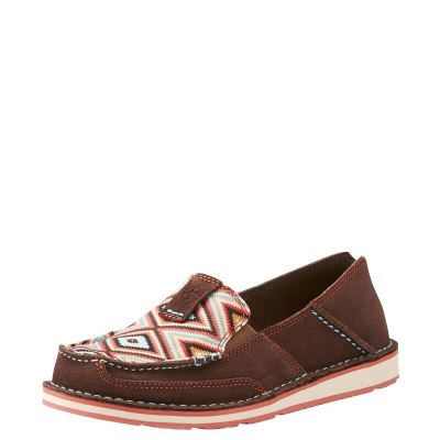 Ariat Cruiser - Loafers Schoenen Koffie / Wit Dames - 34779-483